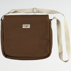 Canvas Shoulder Bag Medium Brown