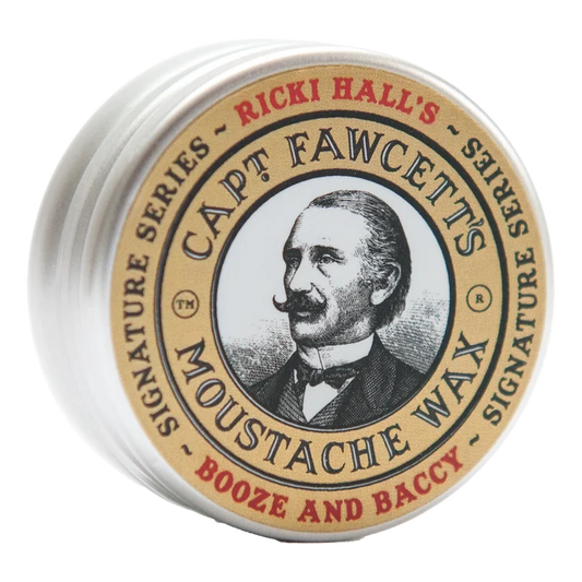 Captain Fawcett's Ricki Hall Booze & Baccy bartevoks / mustasjevoks