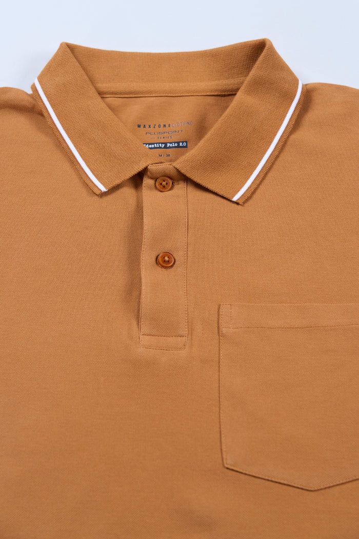 Caramel - Identity Pocket Polo