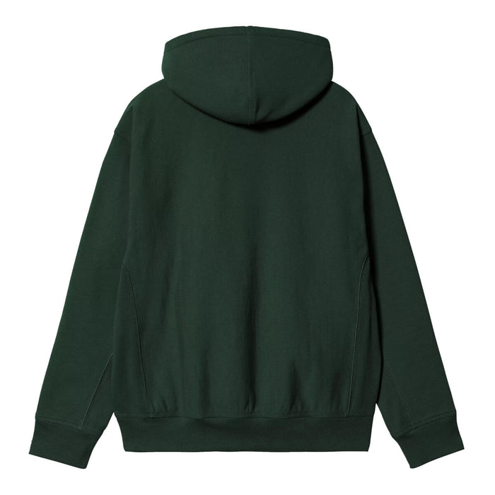 Carhartt WIP American Script Hoodie Conifer