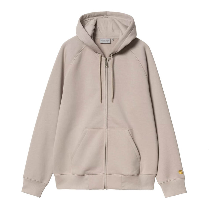 Carhartt WIP Chase Zip Jacket Hooded Dusky Beige/Gold
