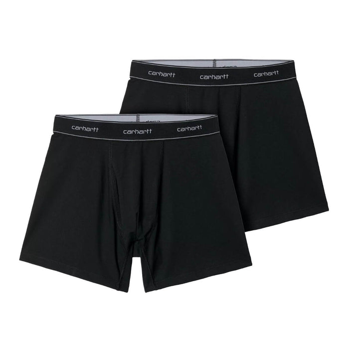 Carhartt WIP Cotton Trunks Black + Black (2er Pack)