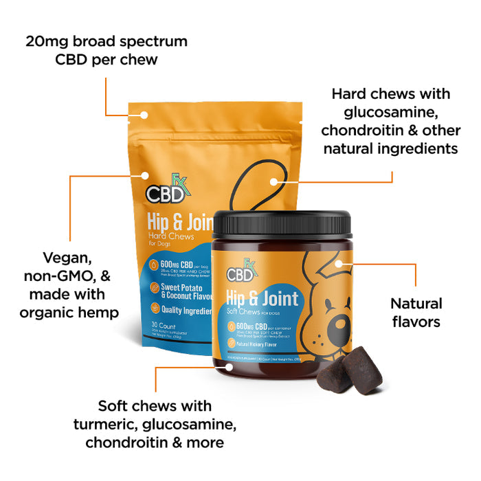 CBD Dog Treats: Hip & Joint Chews