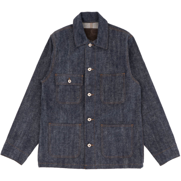 Chore Coat - Max Brush Selvedge - Indigo by Naked & Famous Denim