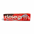 Closeup Deep Action Red Hot Toothpaste 125g tube with bold cinnamon flavor and deep cleaning action