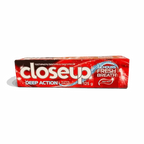 Closeup Deep Action Red Hot Toothpaste 125g tube with bold cinnamon flavor and deep cleaning action