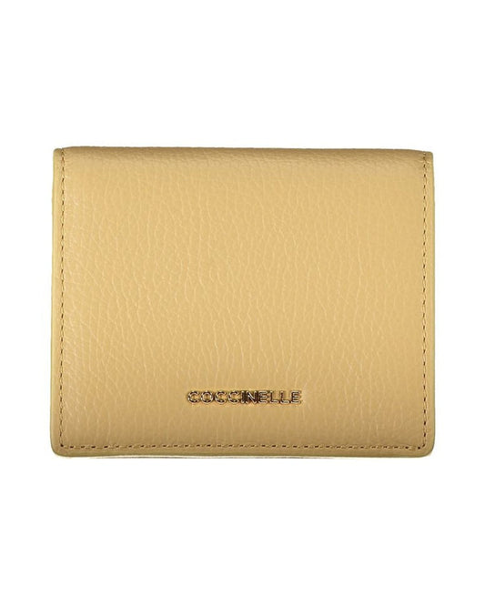 Coccinelle Beige Leather Women Wallet