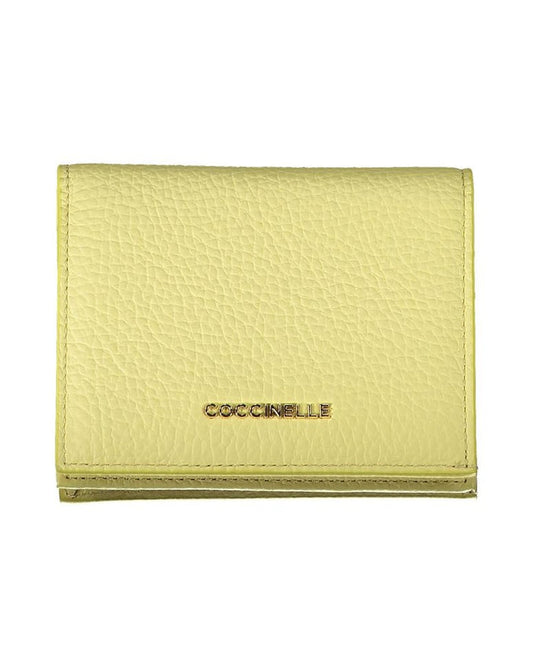 Coccinelle Giallo Leather Woman Wallet