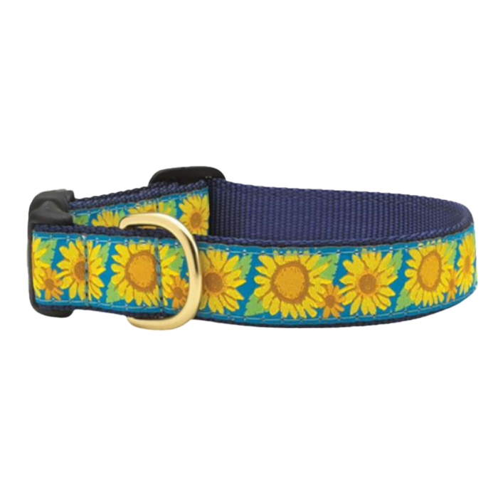 BRIGHT-SUNFLOWER-DOG-COLLAR