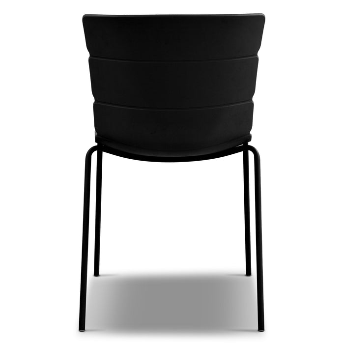 Corfu Dining Chair | Black | Set of 4