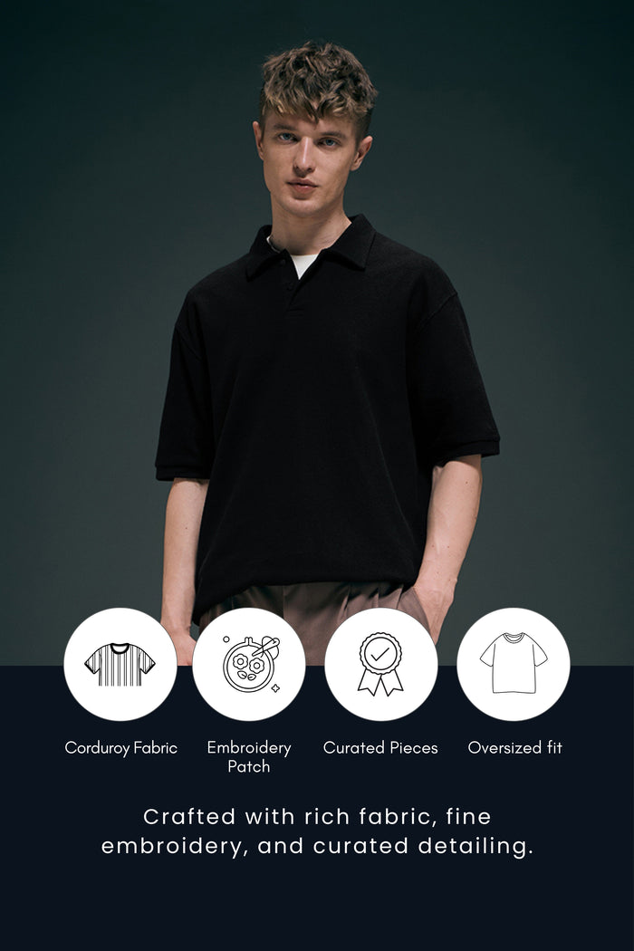 Crafted Polo - Black
