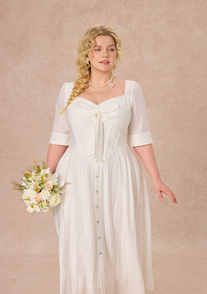 Curve&Plus Bow Ode Dress