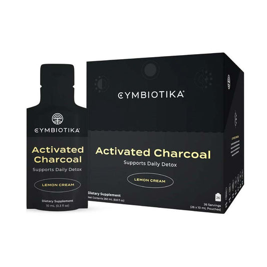 Cymbiotika Activated Charcoal - 26 x 10ml Pouches - L'Organic