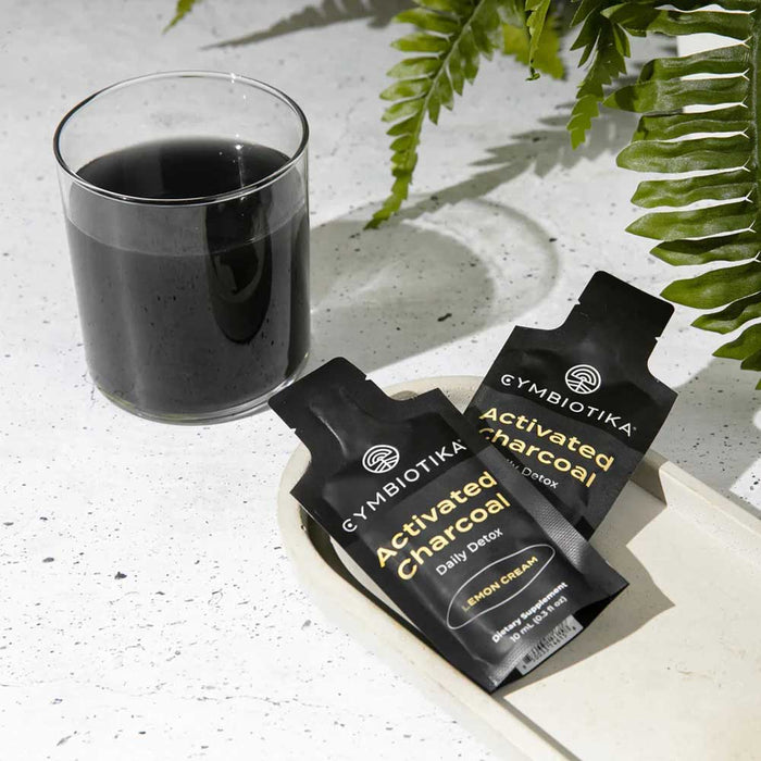Cymbiotika Activated Charcoal - 26 x 10ml Pouches - L'Organic