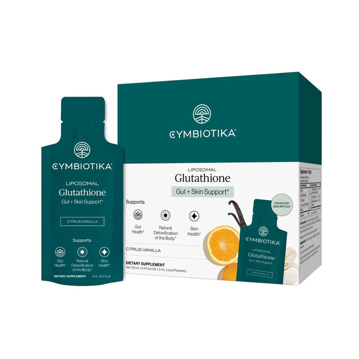 Cymbiotika Liposomal Glutathione - 26 x 5ml Pouches - L'Organic