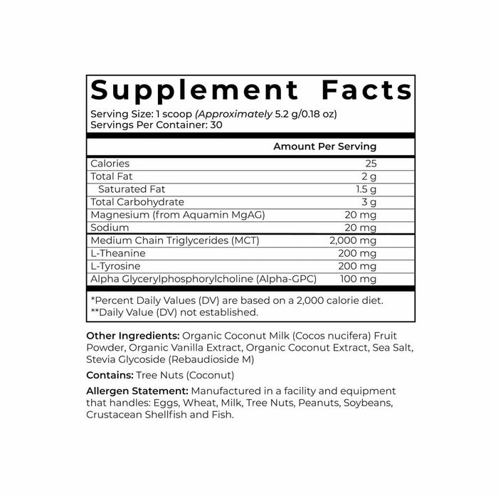 Cymbiotika Nootropic Creamer Advanced Superfood - 157g - L'Organic