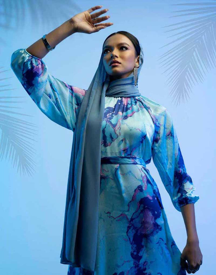 DAISY STREET PRINTED MAXI DRESS
