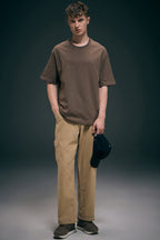 Dark Tan - Oversized drop shoulder Oversized Maxzone Clothing