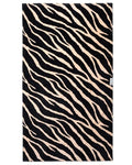 Leus Dazzle Beach eco towel in orange and black sustainable cotton
