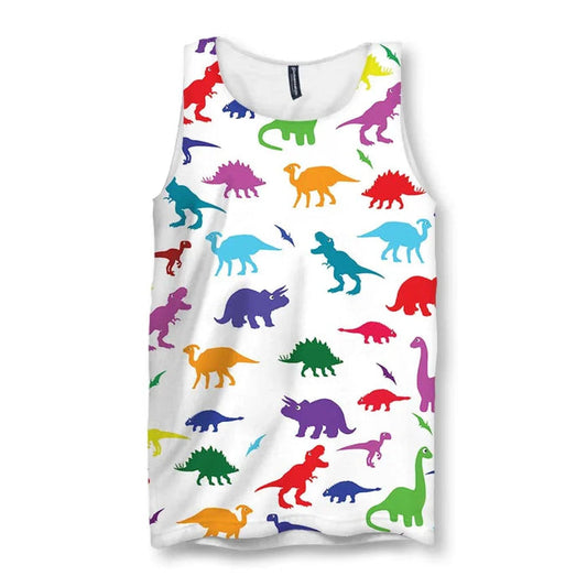 Set against a crisp optic white background, a lively scatter of playful dinosaur silhouettes creates a dynamic and nostalgic mood. Contact us with accessibility feedback, we'd love to help!