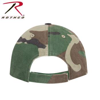 Distressed Camo Low Pro Cap