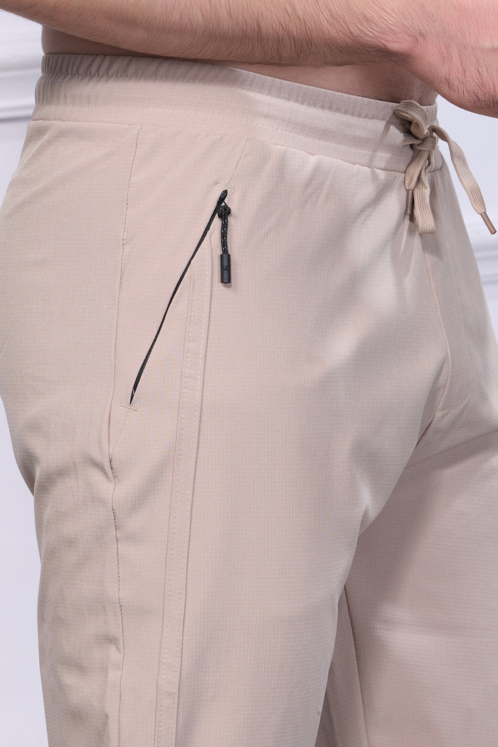 Drawstring Beige 365 Track Pant