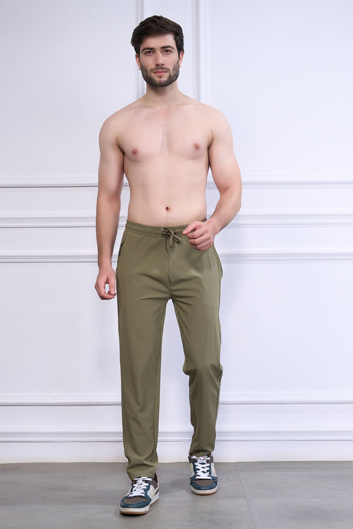 Drawstring Olive Green 365 Track Pant