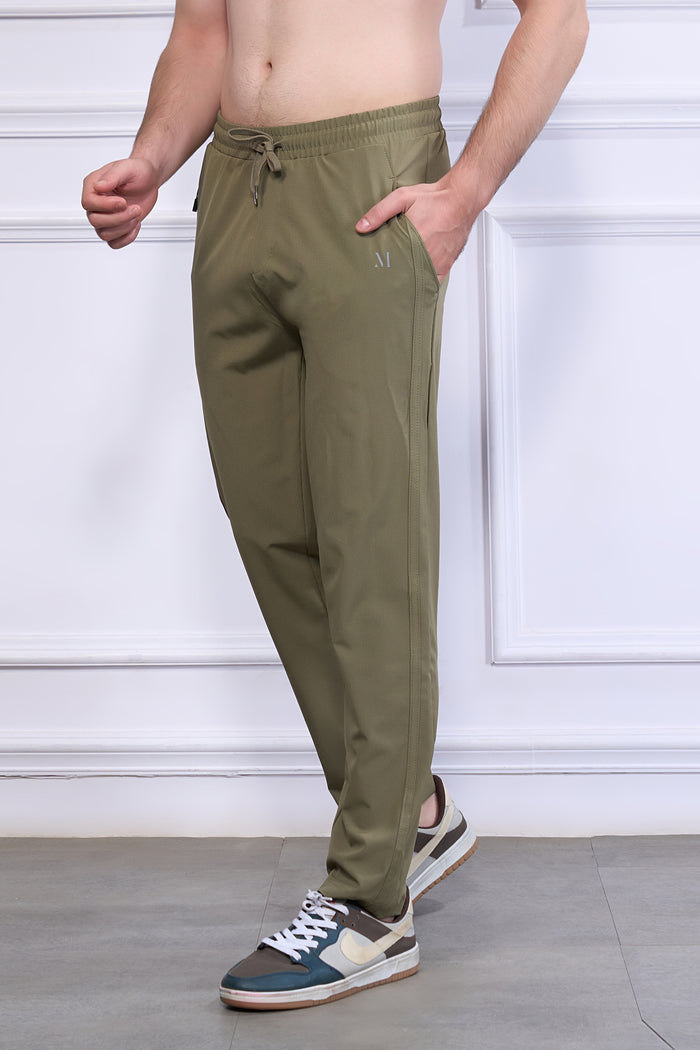 Drawstring Olive Green 365 Track Pant