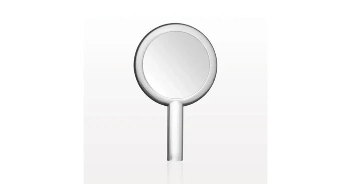 Dual Sided Handheld Mirror, Clear (large)