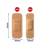 Elastoplast Family Pack Fabric Assorted Bandages - 80's