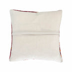 FESTIVAL IV artisan handmade turkish kilim pillow made with vintage rug textiles 16X16 PINK ORANGE