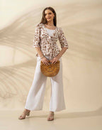 GIVO PRINTED TOP