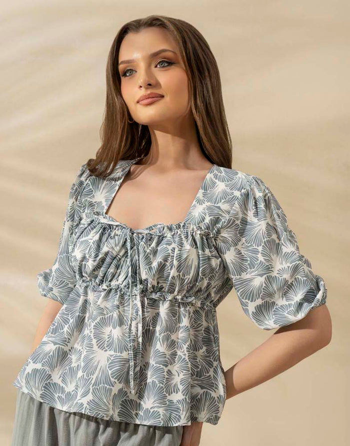GIVO PRINTED TOP