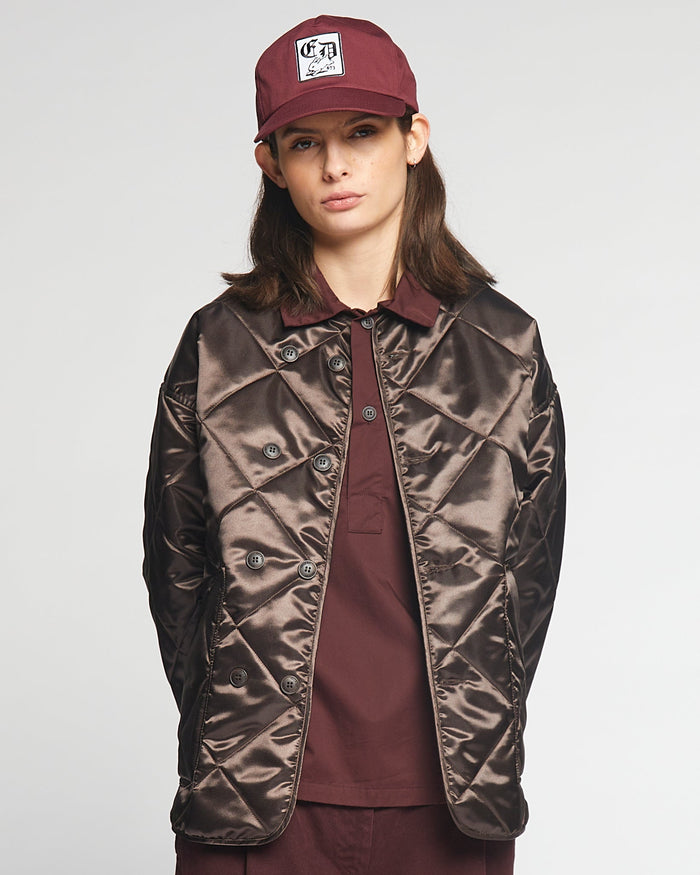 G.o.D Frostbite Diamond Quilt Brown
