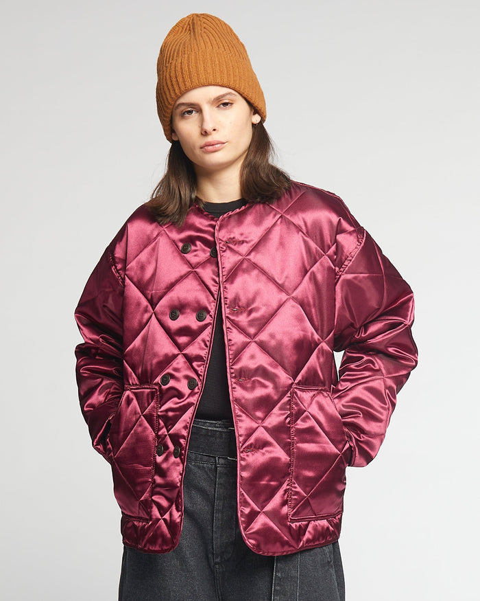 G.o.D Frostbite Diamond Quilt Wine