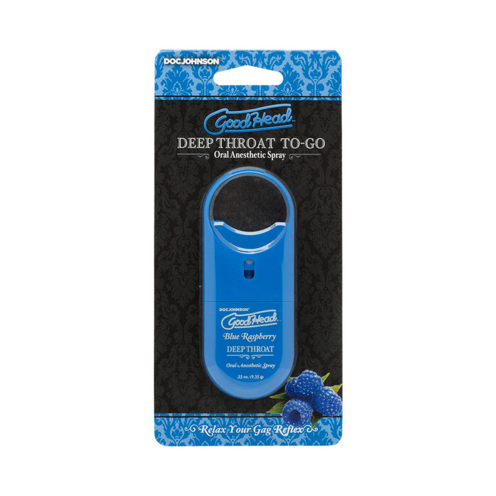 GoodHead Deep Throat Spray To-Go Blue Raspberry 0.33 fl oz