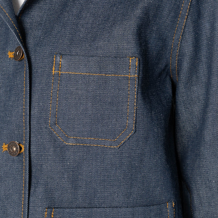 Gracie Jacket - Natural Indigo - Indigo by Naked & Famous Denim