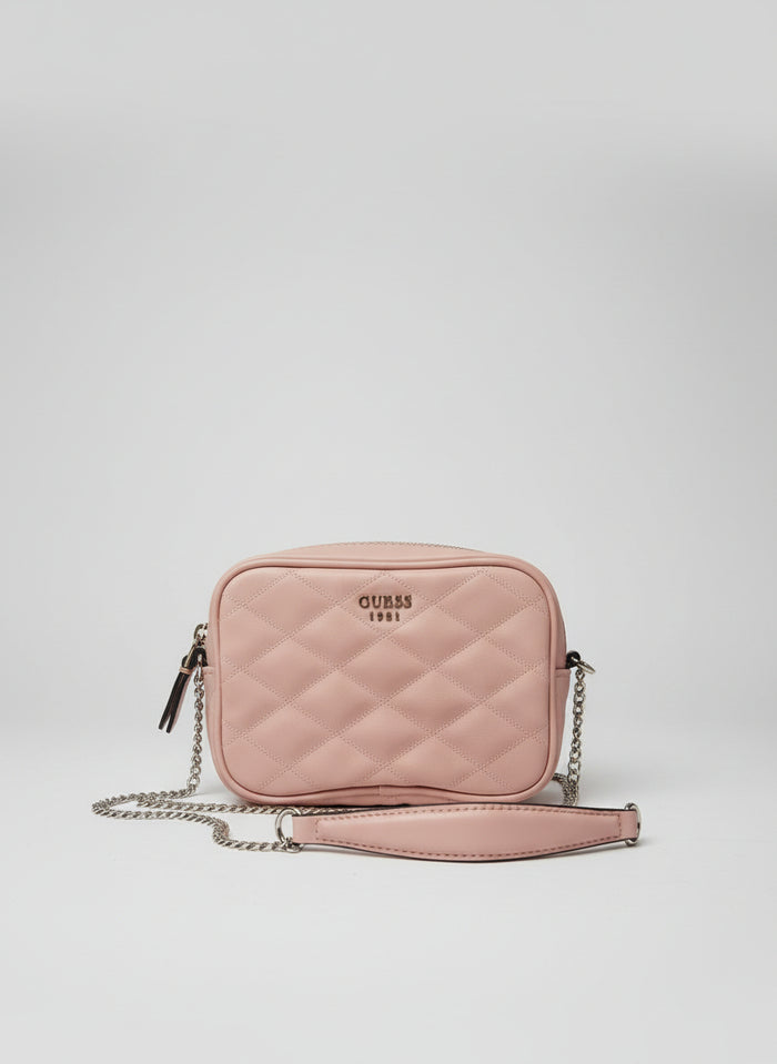 GUESS Sweet Candy Crossbody Bag Quilted Chain Strap