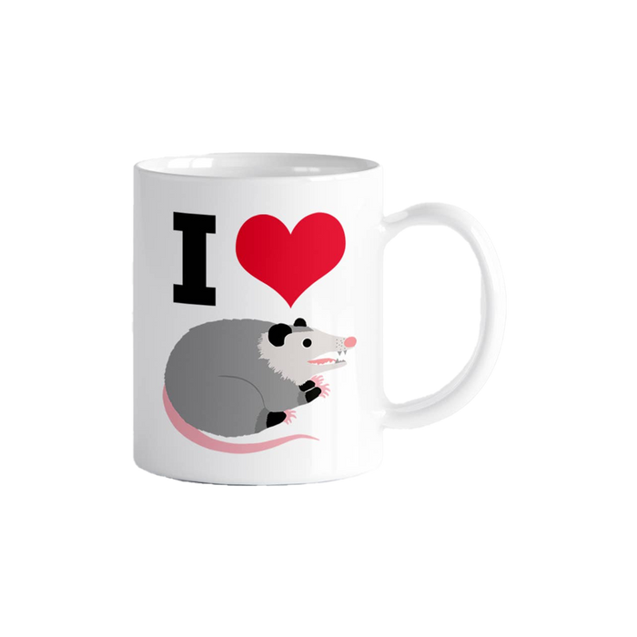 I Heart Possums Ceramic Coffee Mug