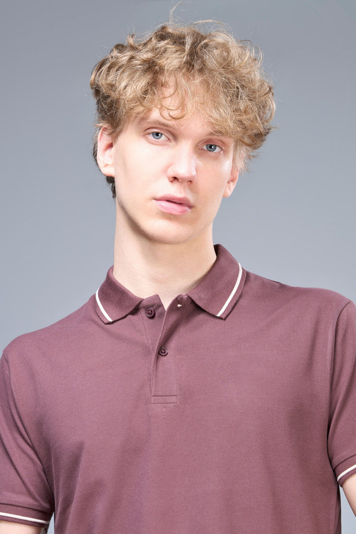 Identity Polo 2.0 - Grape Polo T-SHIRT Maxzone Clothing M