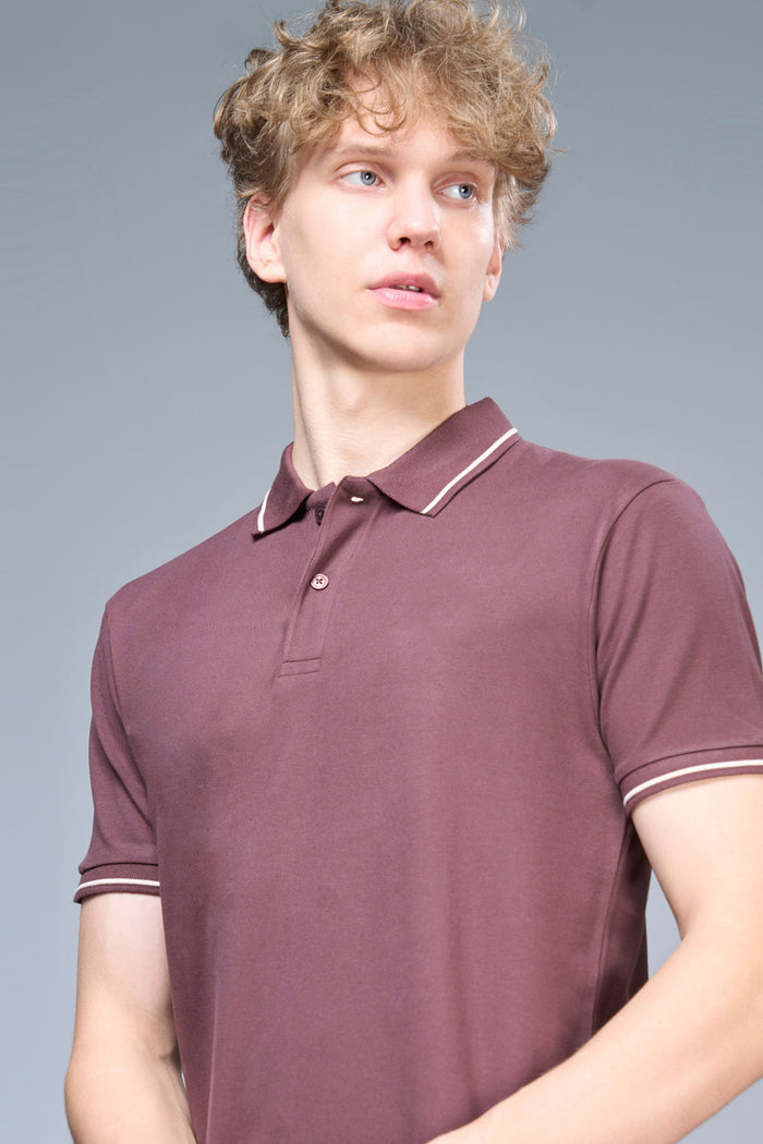 Identity Polo 2.0 - Grape Polo T-SHIRT Maxzone Clothing