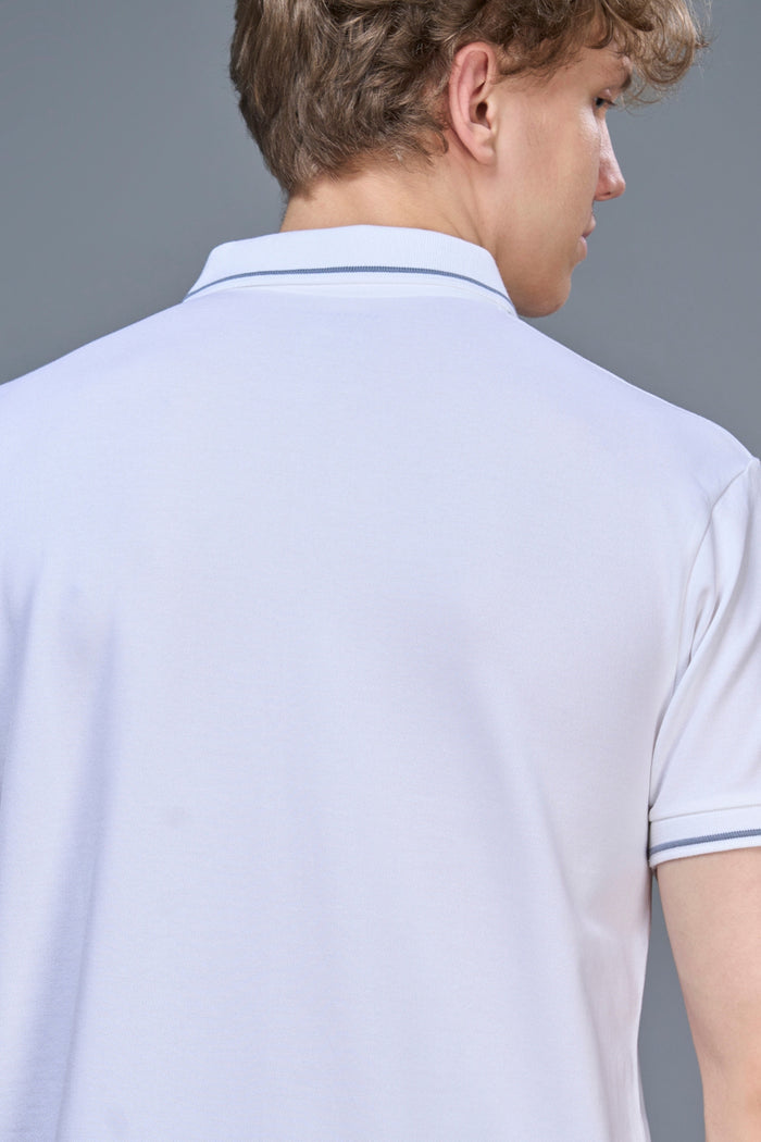Identity Polo 2.0 - White Maxzone Clothing