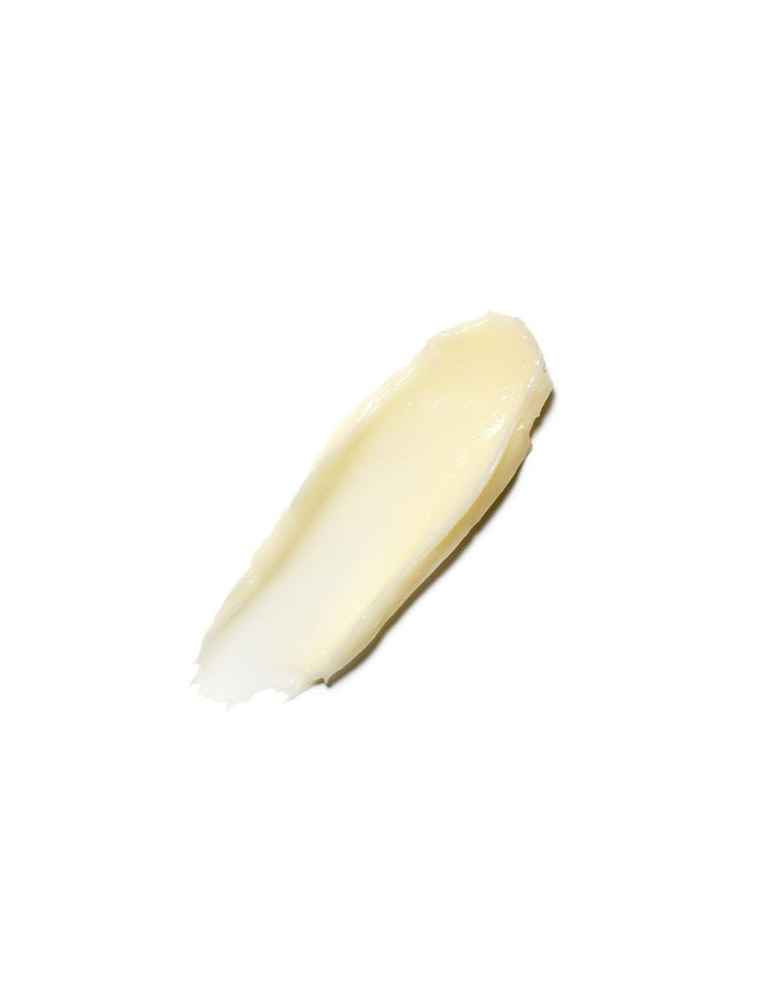 Creamy off-white texture sample of Intense Hydrating Mask | Moroccanoil on a white background for skincare and hydration product display.