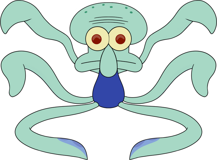 Interpretive Dance Squidward Plush (9in)