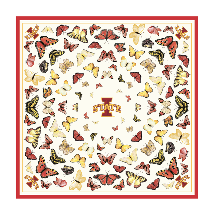Iowa State Cyclones Square Silk Scarf
