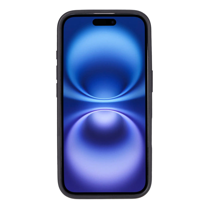 iPhone 16 Plus Leather Snap - on Flex Flat by Hardiston - premium iPhone 16 Cases