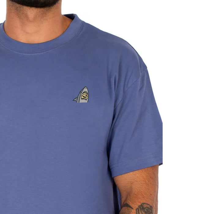 Iriedaily Shark Matter T-Shirt Dove Blue