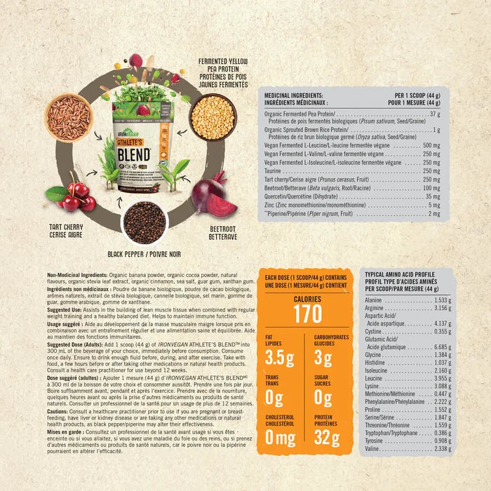 Iron Vegan: Protein Athletes Blend