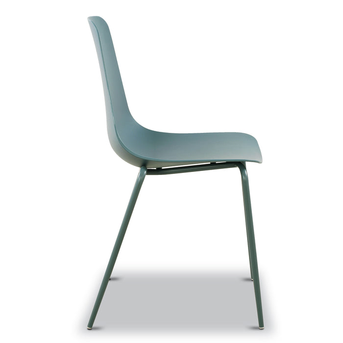 Isla Stackable Dining Chair | Coastal Blue | Set of 4