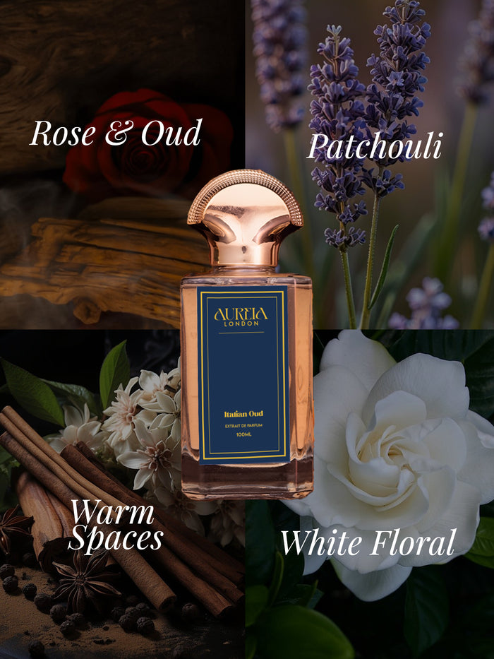 Italian Oud By Aureia London | 48 Hours Long Lasting Extrait de Parfum